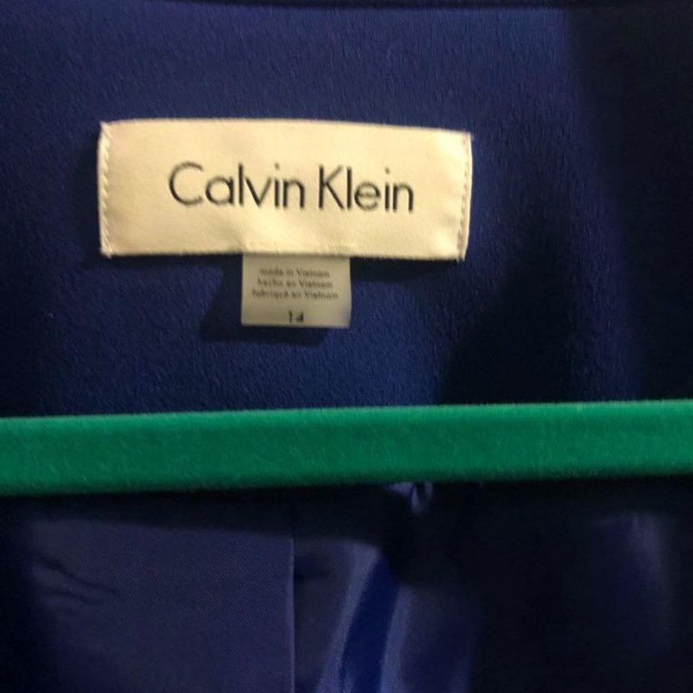 calvin Klein blue blazer